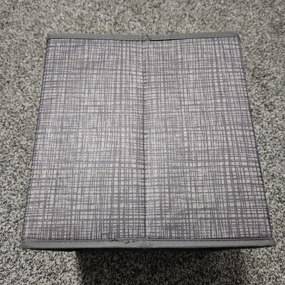 Fabric Storage Cube - Grey Pattern - Picture 9 of 15